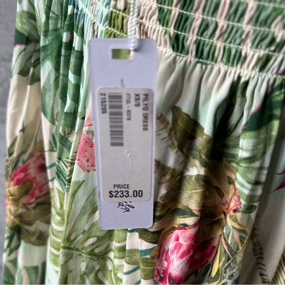 Floral Off-Shoulder Maxi Dress size XS/S - Picture 7 of 9